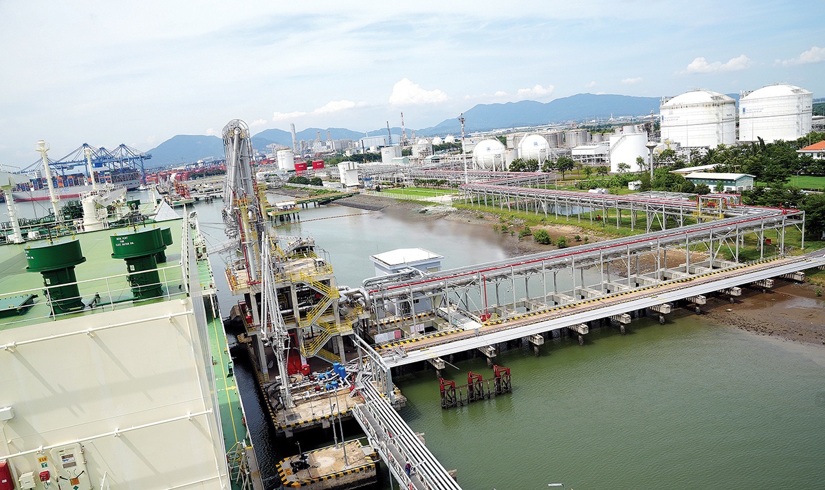 Kho cảng LNG Thị Vải.