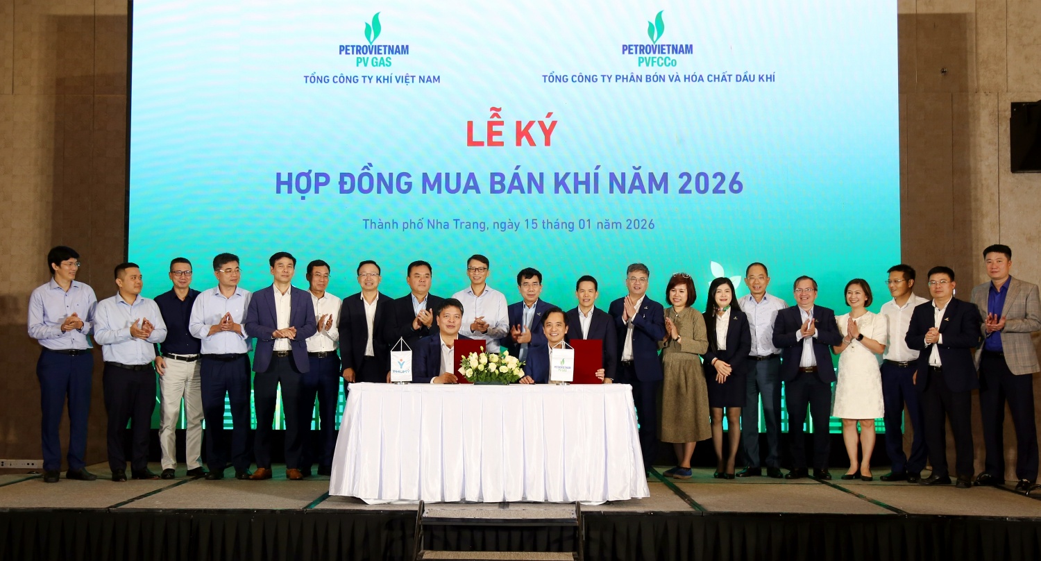 Lễ ký kết hợp tác giữa PV GAS và PVFCCo - Phú Mỹ