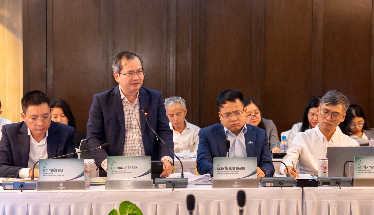 Ông Khương Lê Thành, Thành viên HĐQT BSR phát biểu