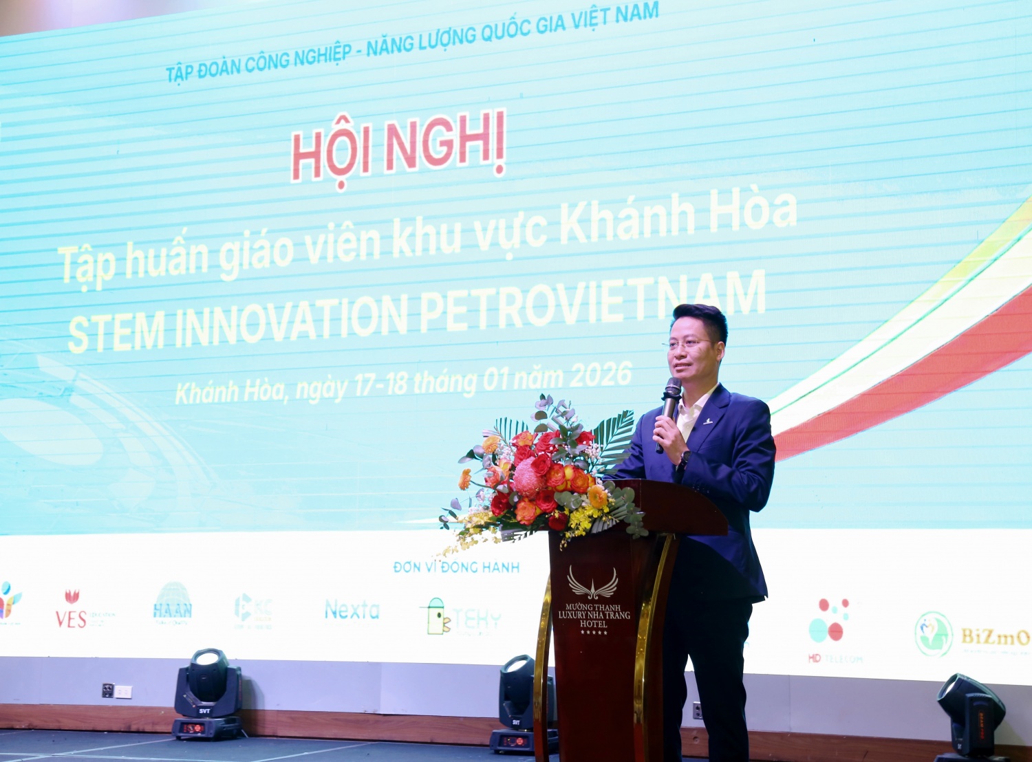 Ông Phan Sỹ Linh: “Chương trình ‘STEM Innovation Petrovietnam’ là minh chứng cho trách nhiệm xã hội và triết lý phát triển bền vững của Petrovietnam”.