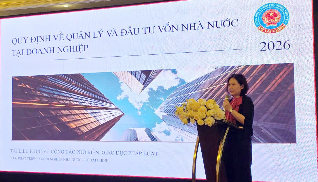 Bà Nguyễn Thu Thủy - Phó Cục trưởng Cục Phát triển DNNN (Bộ Tài chính): Các quy định mới hướng tới nâng cao hiệu quả quản lý, đầu tư vốn nhà nước theo hướng phân định rõ quyền - trách nhiệm, tăng cường phân cấp nhưng gắn với kiểm soát rủi ro và minh bạch.