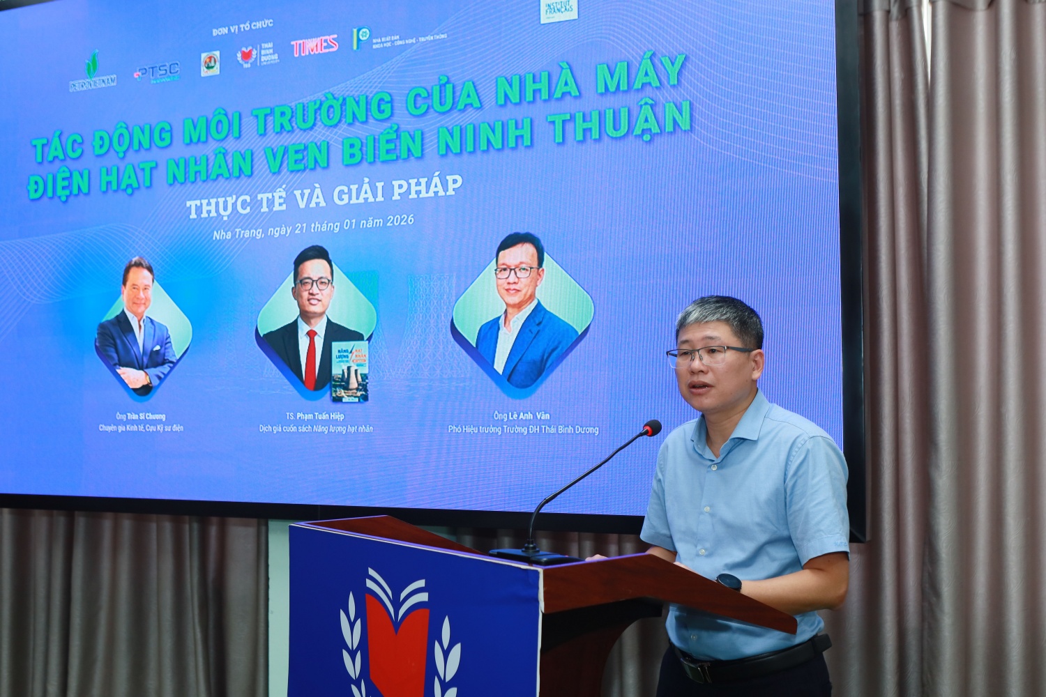 Ông Nguyễn Thanh Bình – Phó Trưởng ban Ban Chuẩn bị đầu tư dự án Nhà máy điện hạt nhân Ninh Thuận 2: Sự đồng hành, thấu hiểu và tin cậy của cộng đồng sẽ tạo điều kiện tiên quyết để các dự án năng lượng lớn được nghiên cứu, chuẩn bị và triển khai một cách bền vững, an toàn và vì lợi ích chung.