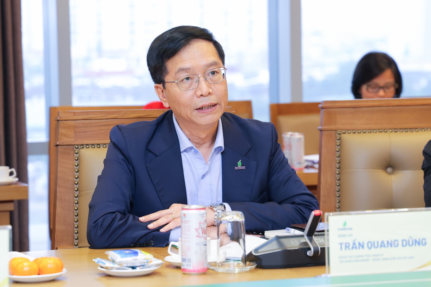 Phó Bí thư thường trực Đảng ủy Petrovietnam Trần Quang Dũng: Các giải pháp thực hiện chiến lược phát triển nguồn nhân lực phải được xây dựng theo hướng sâu sắc, thiết thực, triệt để và cụ thể.