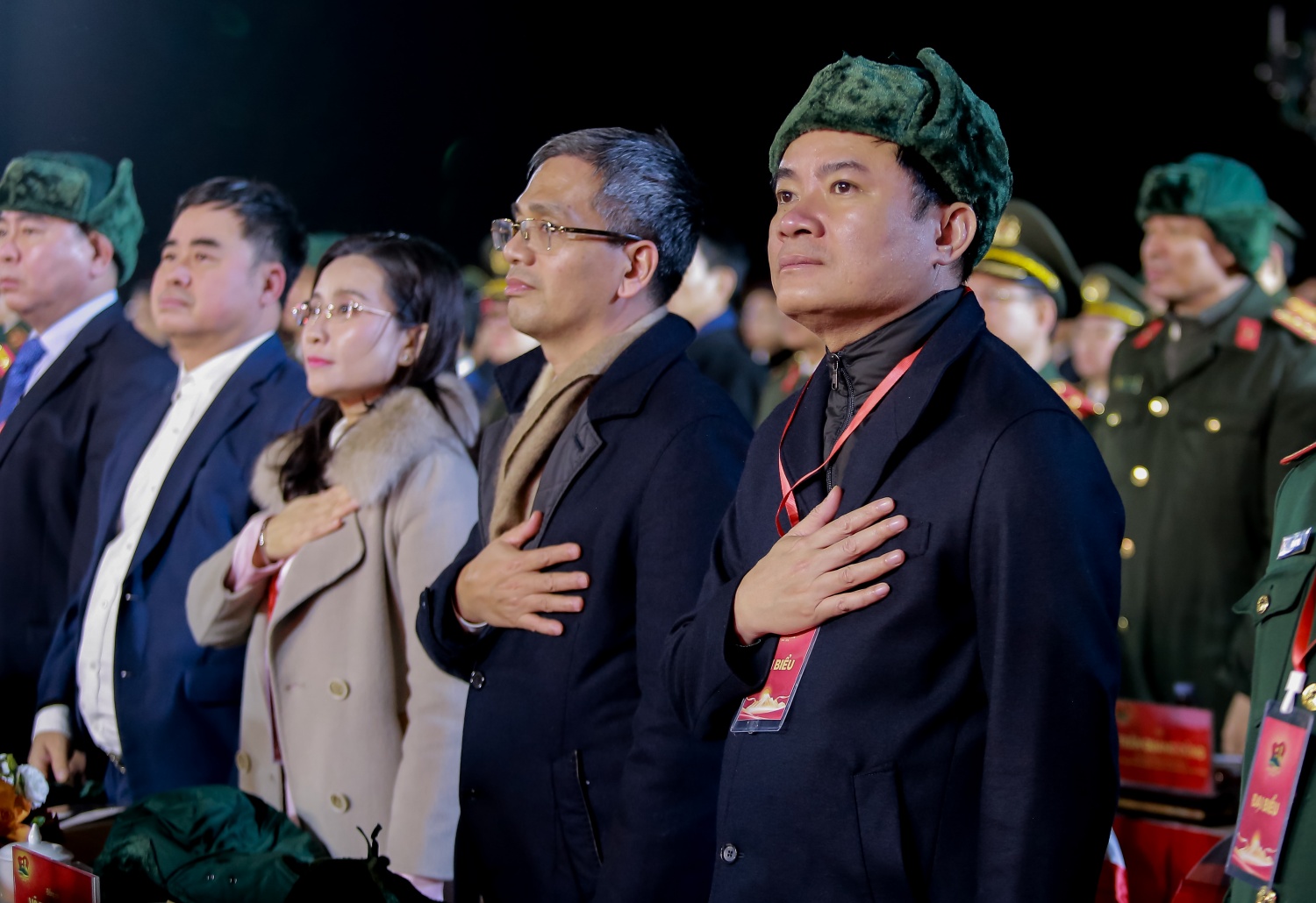 Chủ tịch HĐTV Petrovietnam Lê Ngọc Sơn tham dự chương trình tại điểm cầu Cao Bằng.