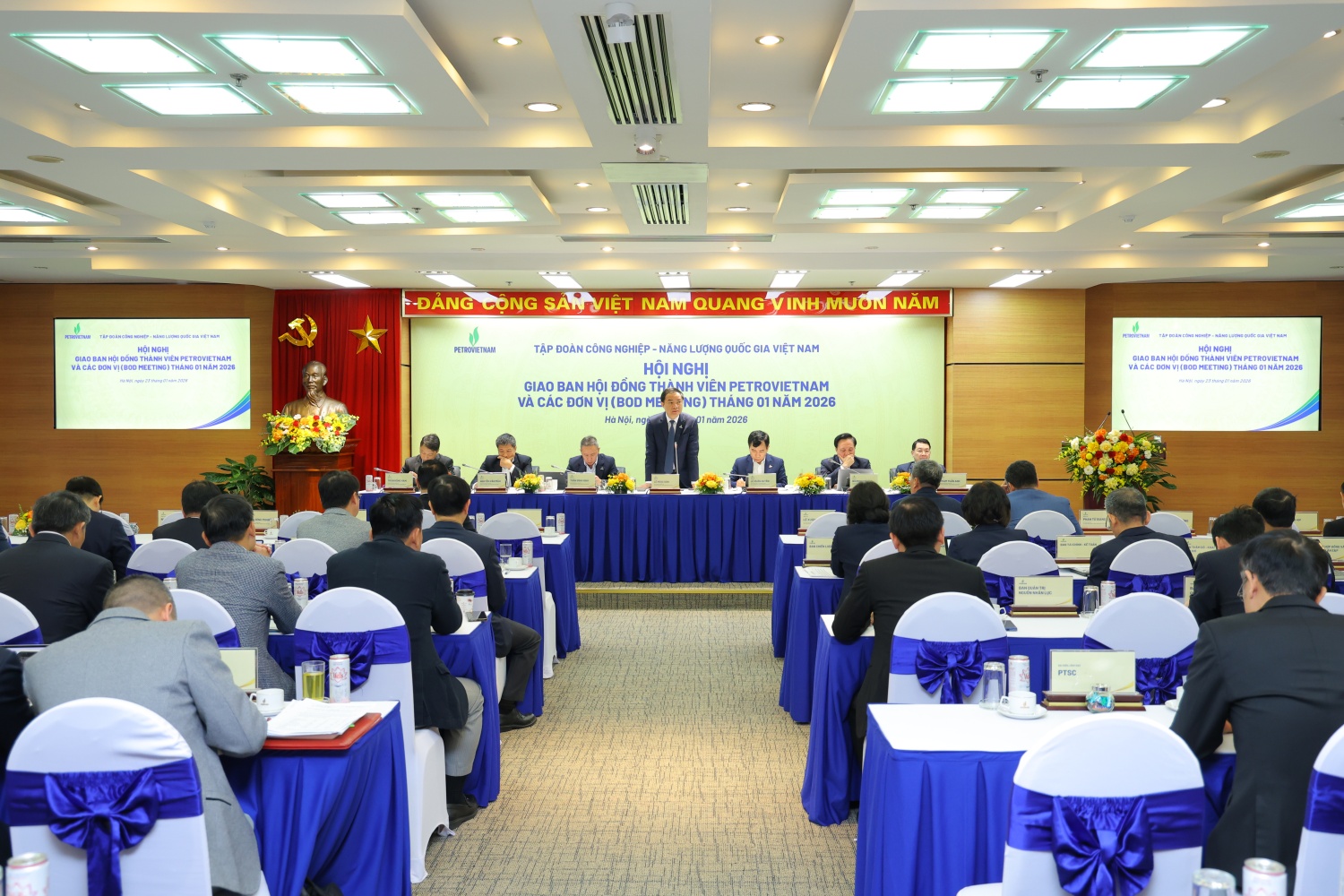 Toàn cảnh Hội nghị giao ban BOD đầu tiên năm 2026 của Petrovietnam