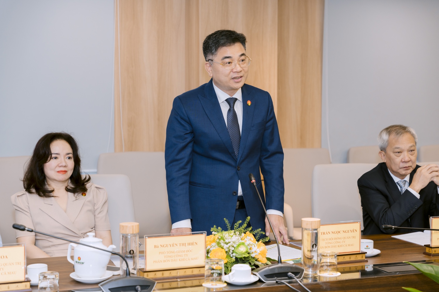 Ông Trần Ngọc Nguyên - Chủ tịch HĐQT PVCFC phát biểu tại sự kiện.
