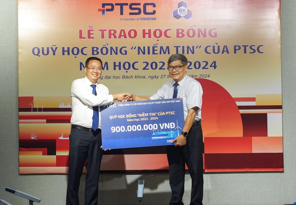TP Hồ Chí Minh là một trong những điểm trọng tâm mà PTSC duy trì hoạt động học bổng thường niên.