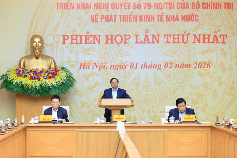 Thủ tướng Chính phủ Phạm Minh Chính chủ trì phiên họp thứ nhất của Ban Chỉ đạo Quốc gia triển khai Nghị quyết số 79-NQ/TW của Bộ Chính trị về phát triển kinh tế Nhà nước