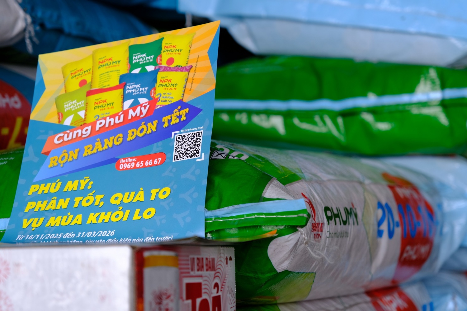 PVFCCo - Phú Mỹ triển khai chương trình khuyến mại “NPK Phú Mỹ - Rộn ràng đón Tết”.