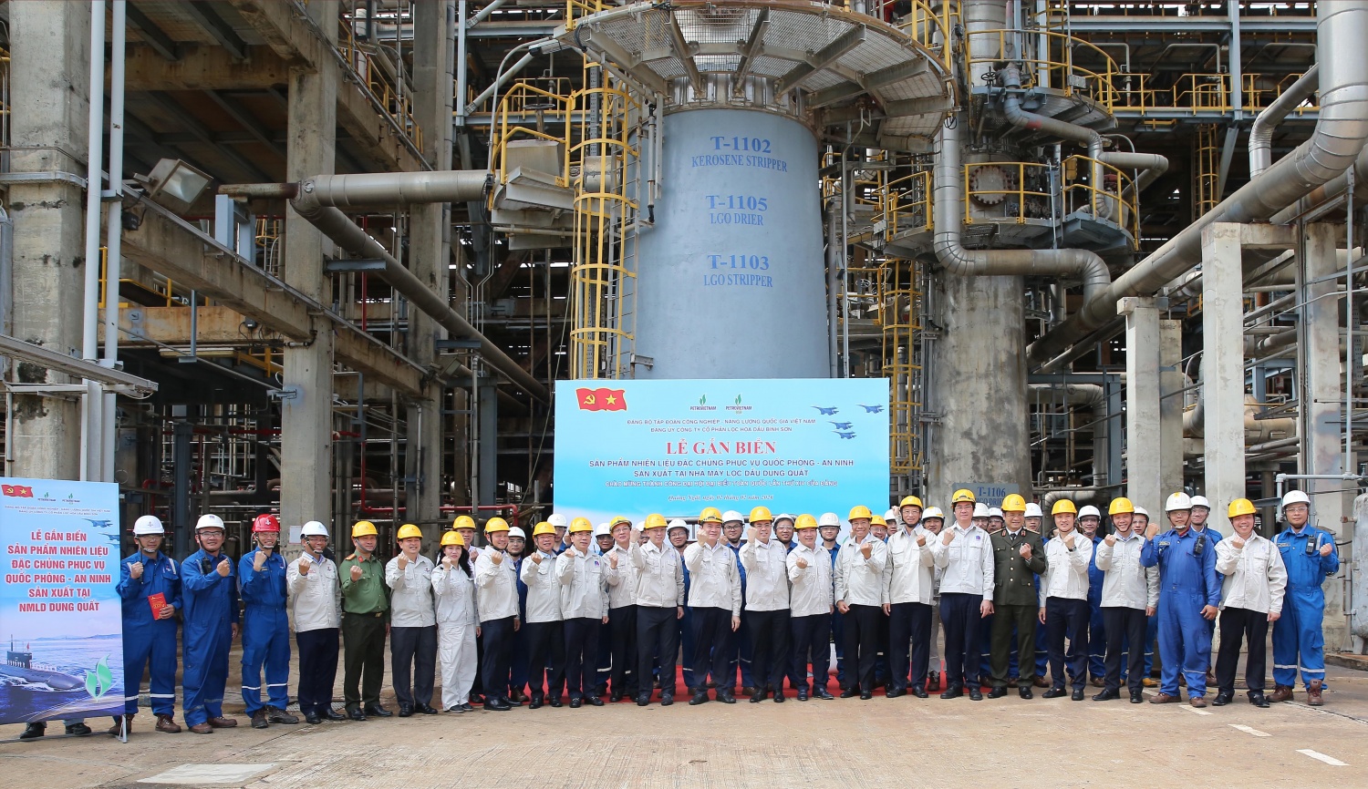 Các đại biểu cùng người lao động BSR.