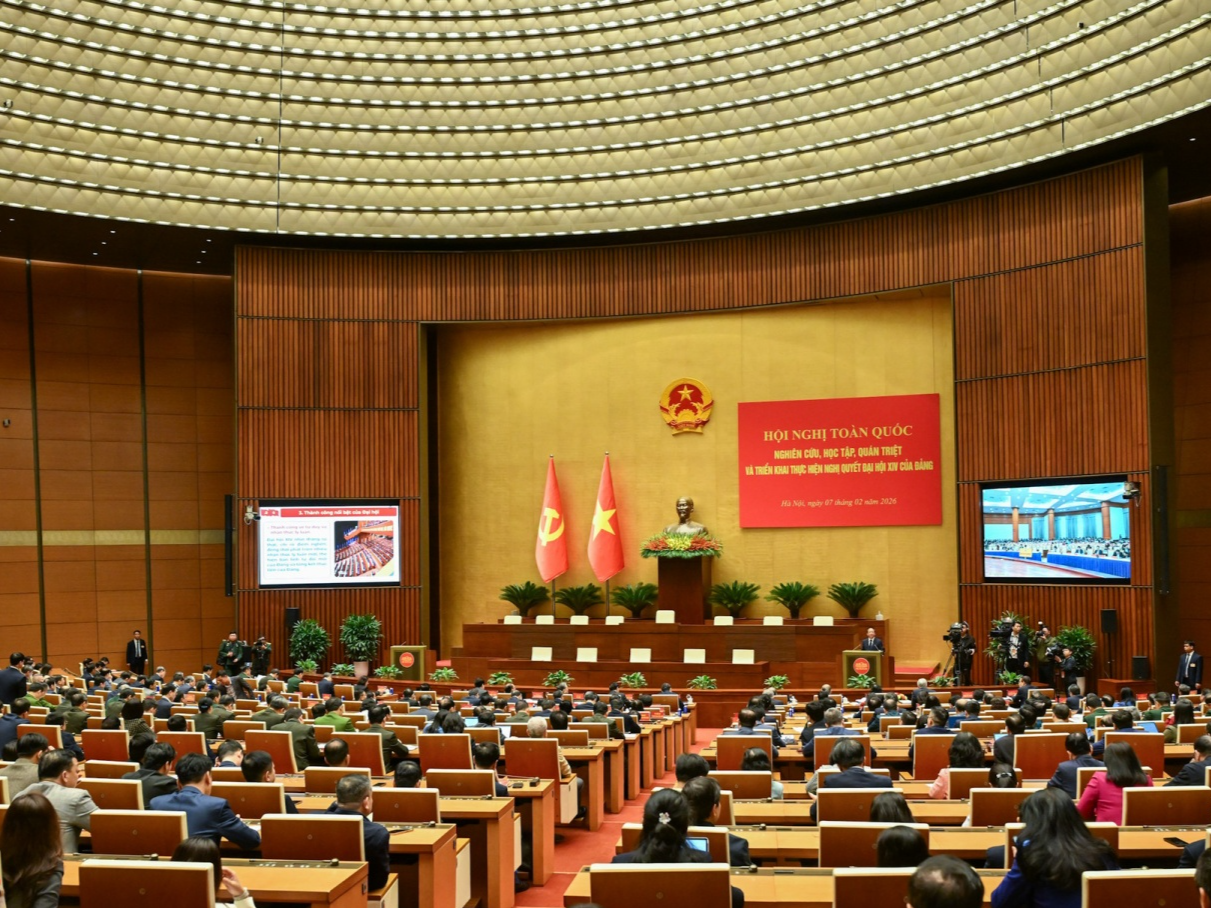 Hội nghị toàn quốc nghiên cứu, học tập, quán triệt và triển khai thực hiện Nghị quyết Đại hội XIV của Đảng tại điểm cầu Trung ương