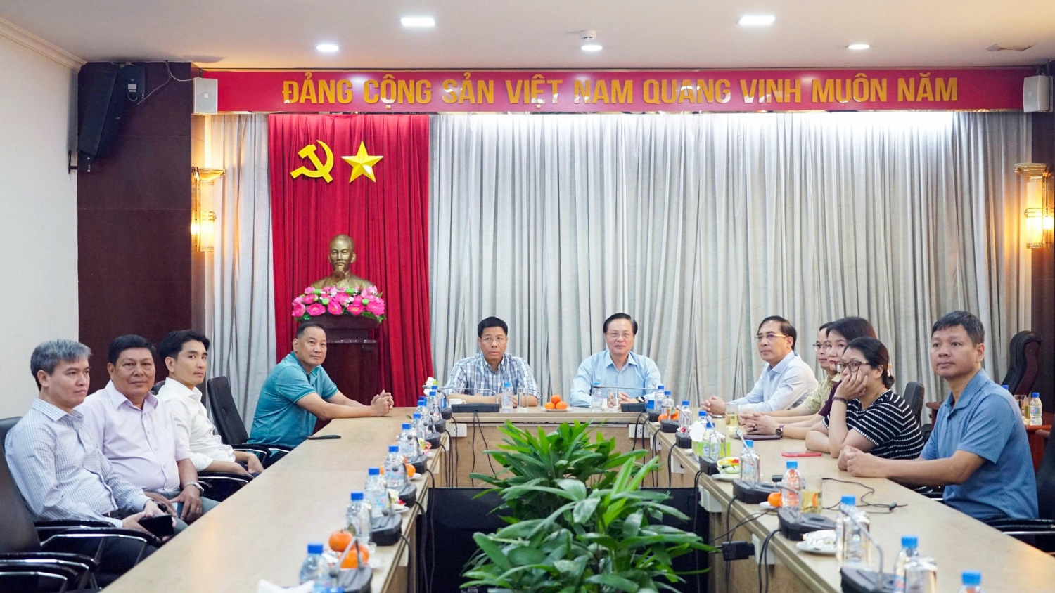 Điểm cầu tại Văn phòng Đại diện Petrovietnam khu vực phía Nam