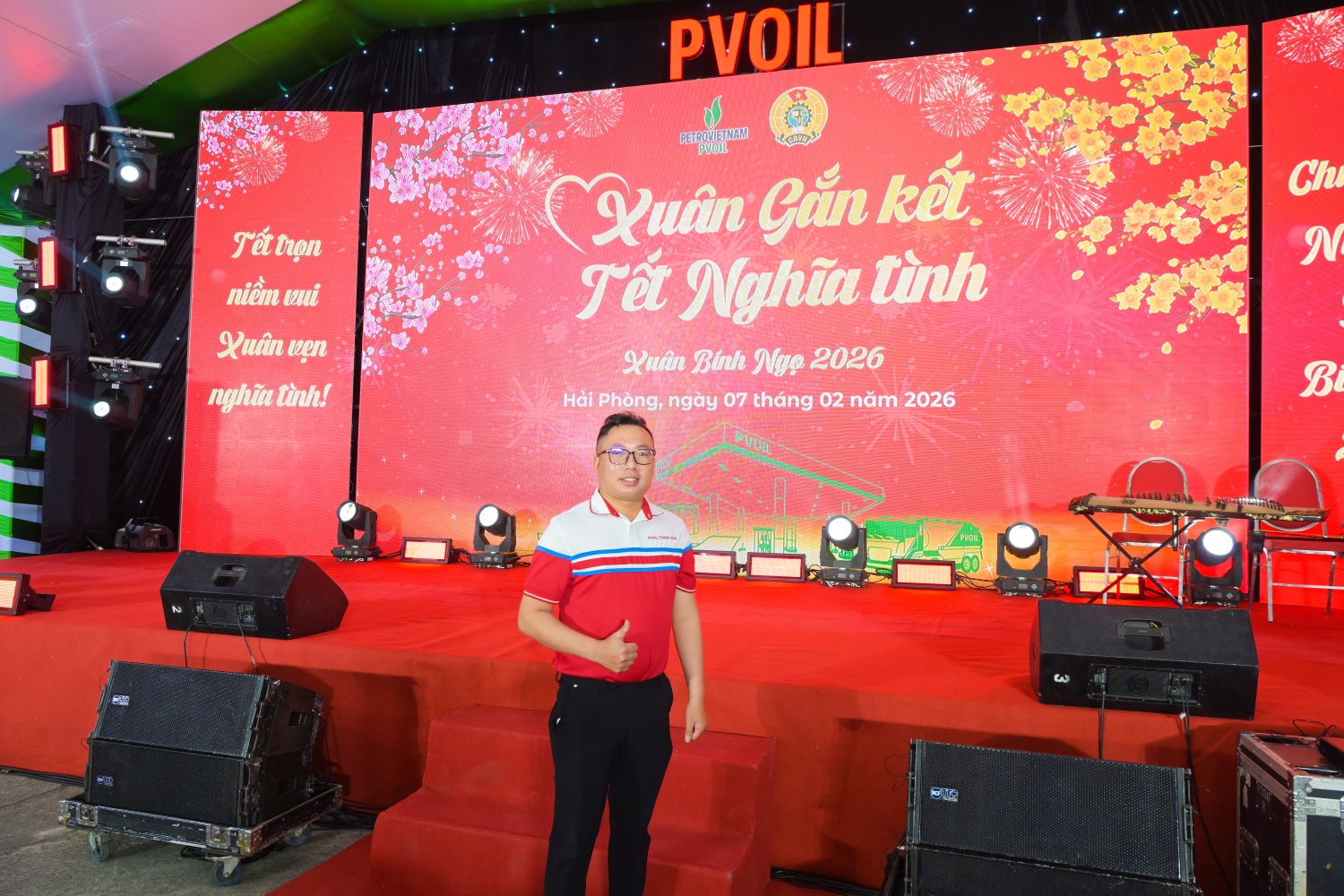 Anh Hồ Văn Quý - công tác tại PVOIL Thanh Hóa tham gia chương trình.