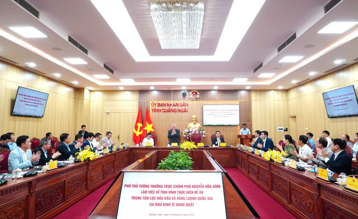 Petrovietnam giữ vai trò “đầu tàu” hình thành Trung tâm lọc hóa dầu và năng lượng Quốc gia tại Dung Quất”