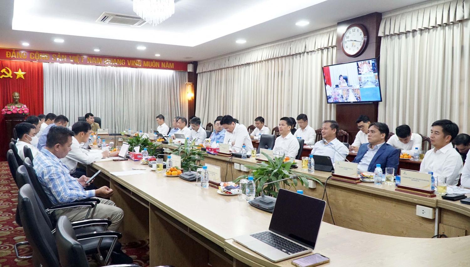 Toàn cảnh buổi giao ban tại điểm cầu TP HCM