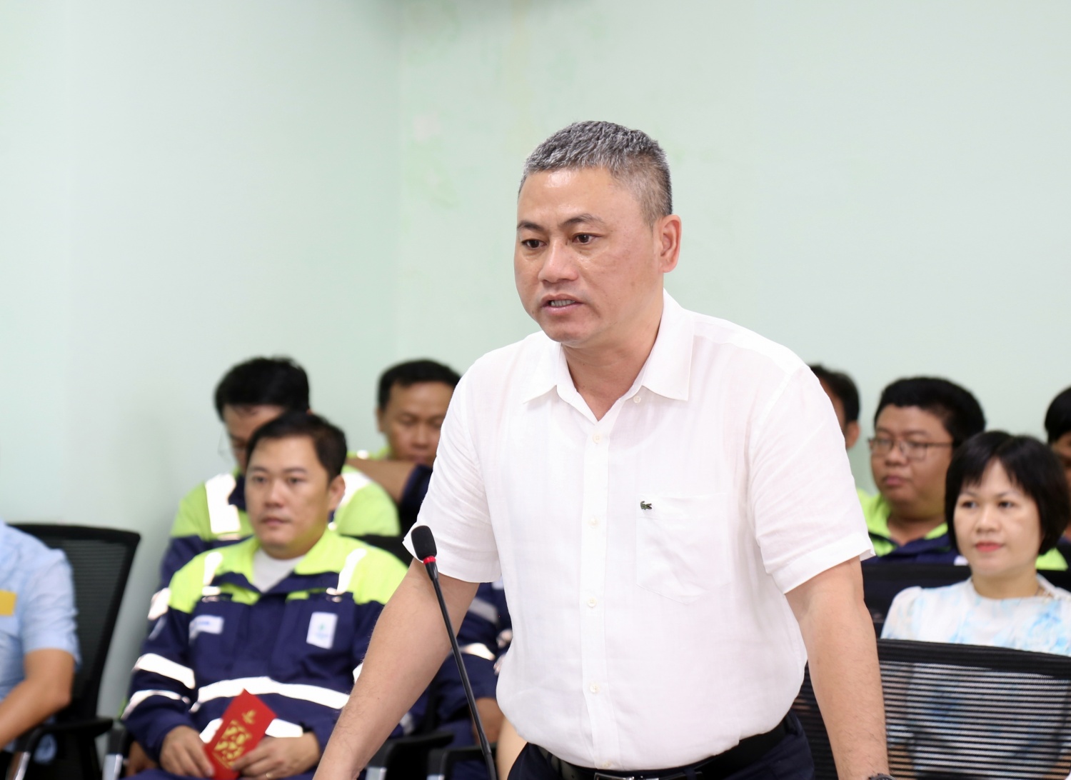 Ông Nguyễn Văn Chính cho biết NMNĐ Sông Hậu 1 hai lần được Bộ Công Thương vinh danh là “Nhà máy điện mới tốt nhất”