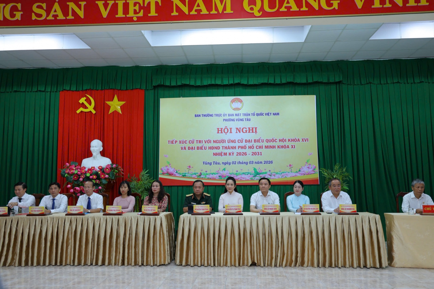 Các ứng cử viên ứng cử ĐBQH khóa XVI và đại biểu HĐND TP Hồ Chí Minh khóa XI.