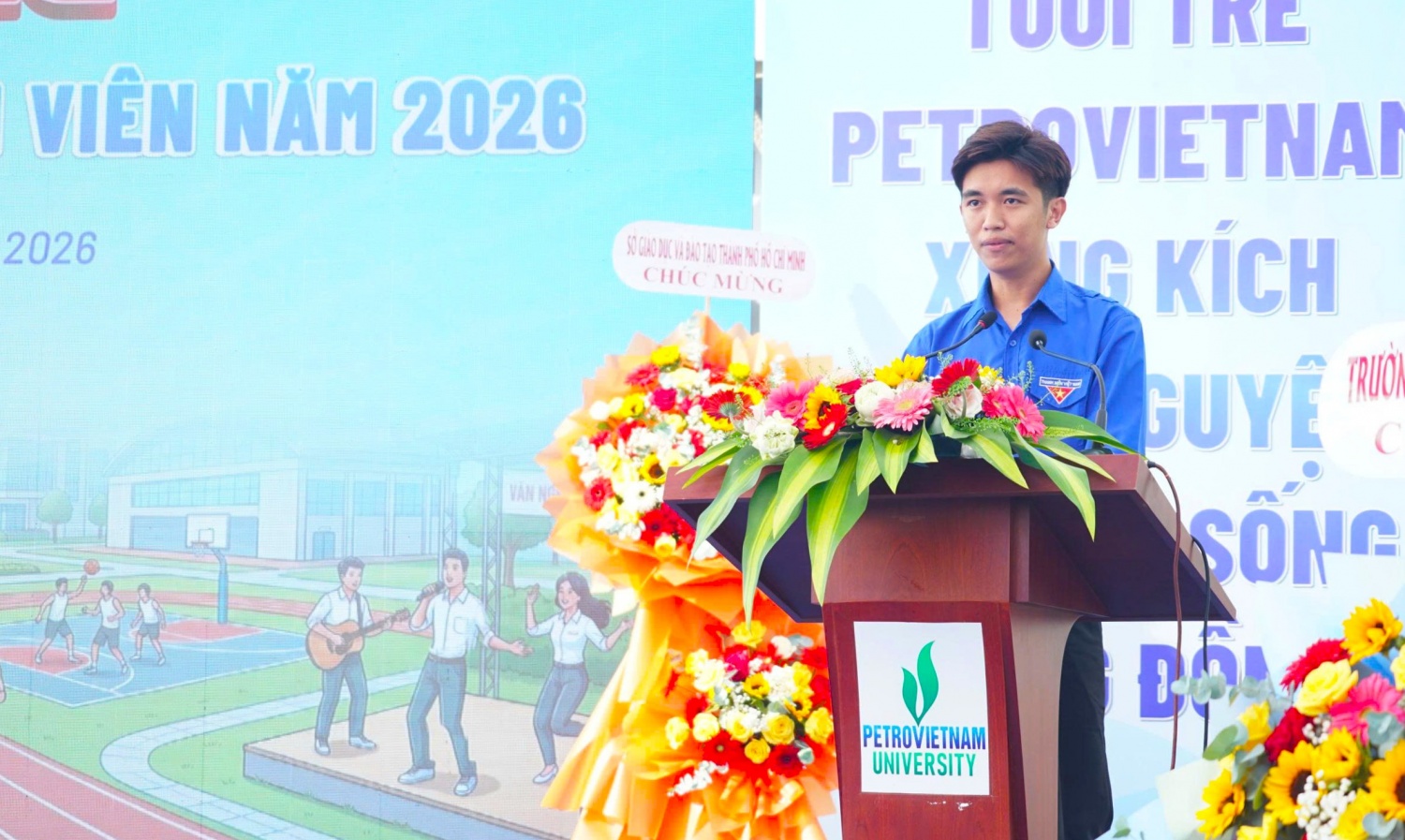 Sinh viên Lê Ngọc Tường - lớp Kỹ thuật Địa chất K13, Trường Đại học Dầu khí Việt Nam.