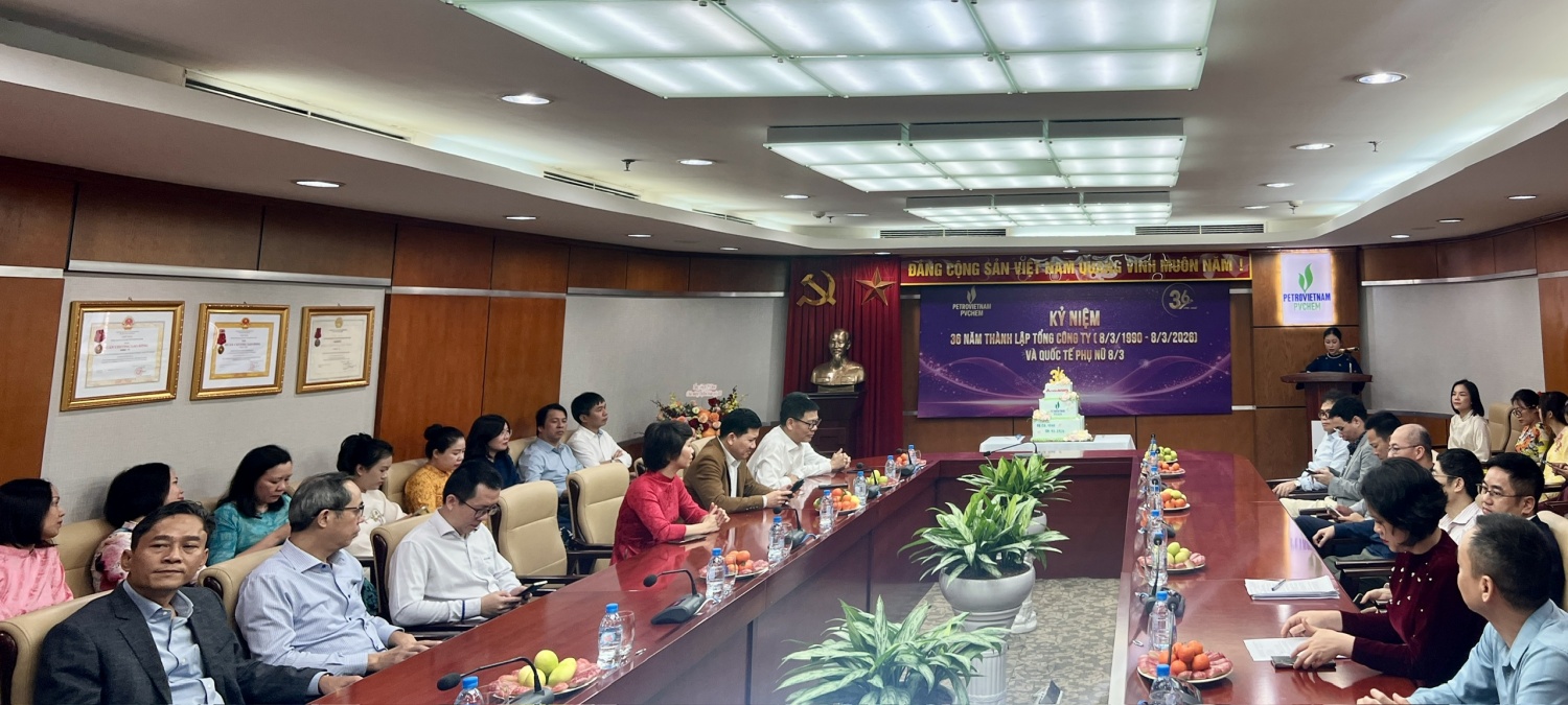 Chương trình kỷ niệm 36 năm Ngày thành lập PVChem được kết nối trực tuyến với các đơn vị trực thuộc trên cả nước.