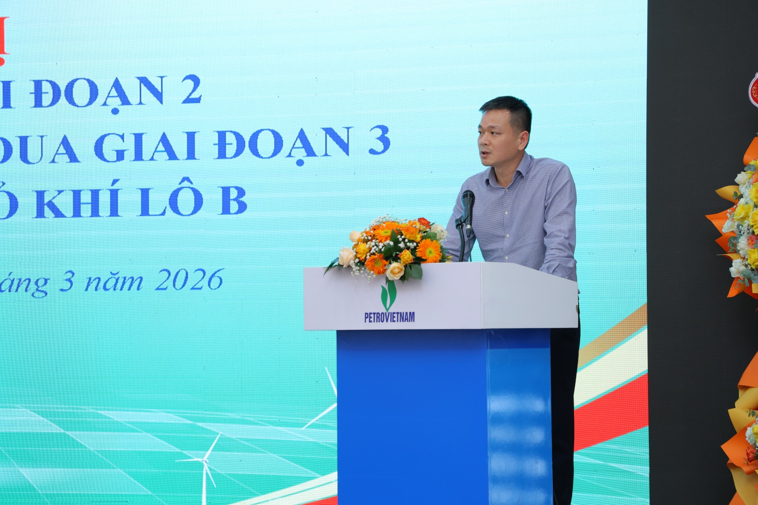 Đồng chí Nguyễn Xuân Ngọc: Việc tham gia Dự án Lô B - Ô Môn là cơ hội lớn để PTSC M&C khẳng định năng lực trong lĩnh vực chế tạo và thi công các công trình dầu khí, công nghiệp quy mô lớn.