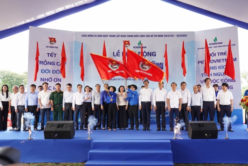 Lễ phát động Tháng Thanh niên 2026 của tuổi trẻ Petrovietnam.