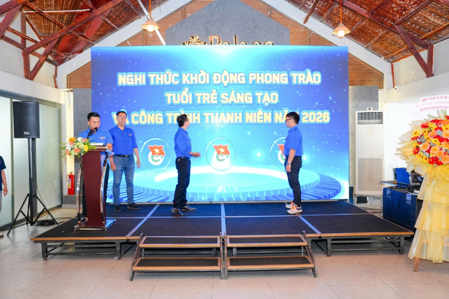 Nghi thức khởi động phong trào Tuổi trẻ Sáng tạo năm 2026 và công trình thanh niên năm 2026 của tuổi trẻ PTSC M&C.