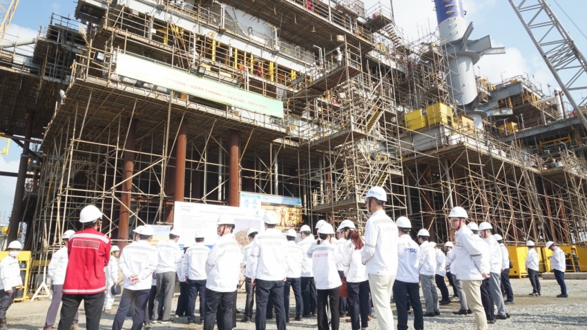 Đoàn công tác Chính phủ Hàn Quốc và Tập đoàn KEPCO thăm Trung tâm công nghiệp năng lượng và hậu cần kỹ thuật PTSC/Petrovietnam