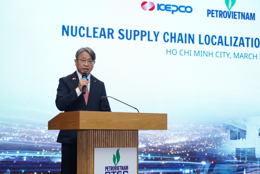Ông Seunghoon Han - Phó Chủ tịch Tập đoàn Điện lực Hàn Quốc (KEPCO) đánh giá cao năng lực triển khai các dự án năng lượng của các doanh nghiệp Việt Nam, điển hình như PTSC và PV GAS.