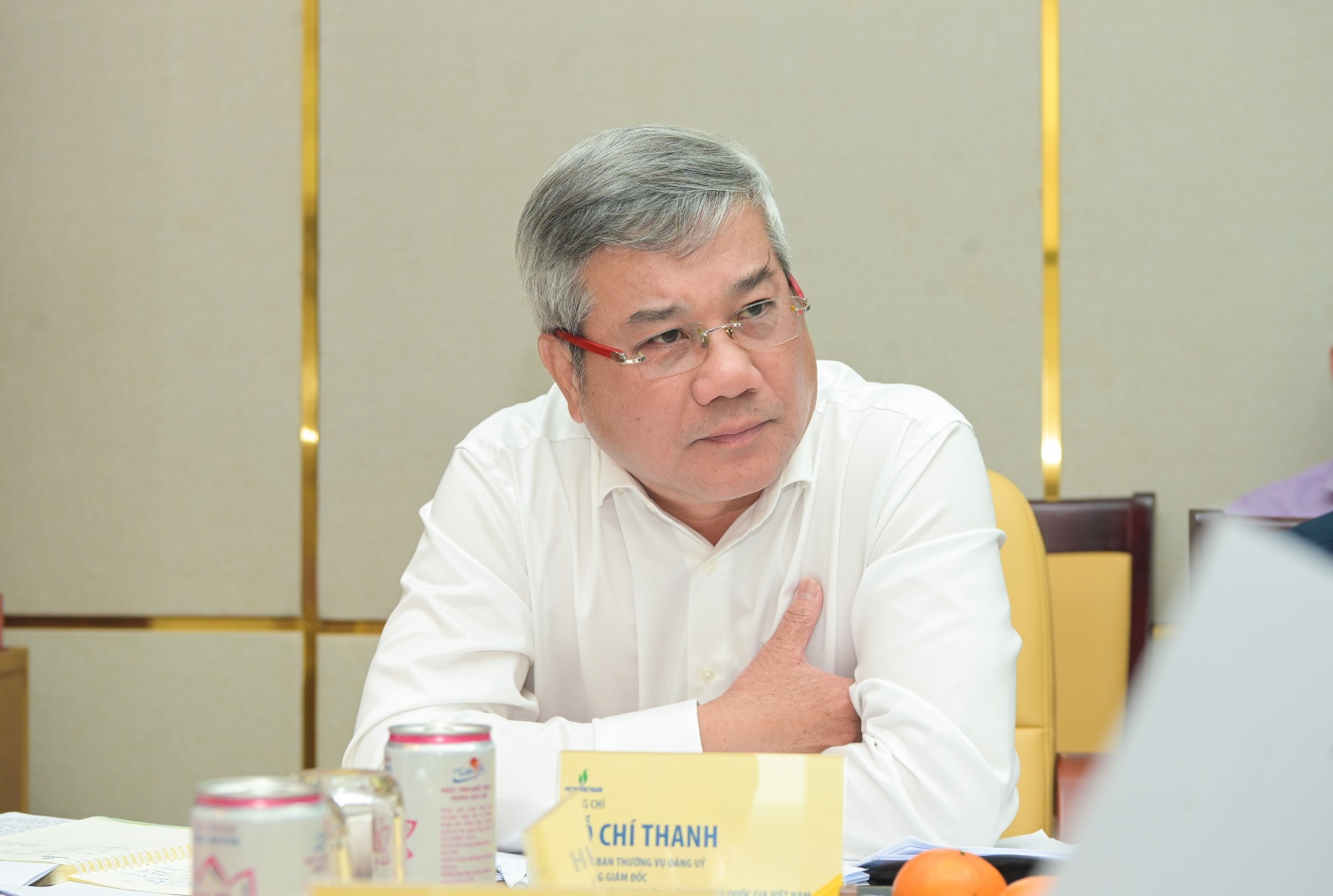 Phó Tổng Giám đốc Petrovietnam Đỗ Chí Thanh lưu ý hoàn thiện đề cương chi tiết, bảo đảm cấu trúc logic, nâng cao tính thuyết phục và khả năng triển khai trong thực tiễn.