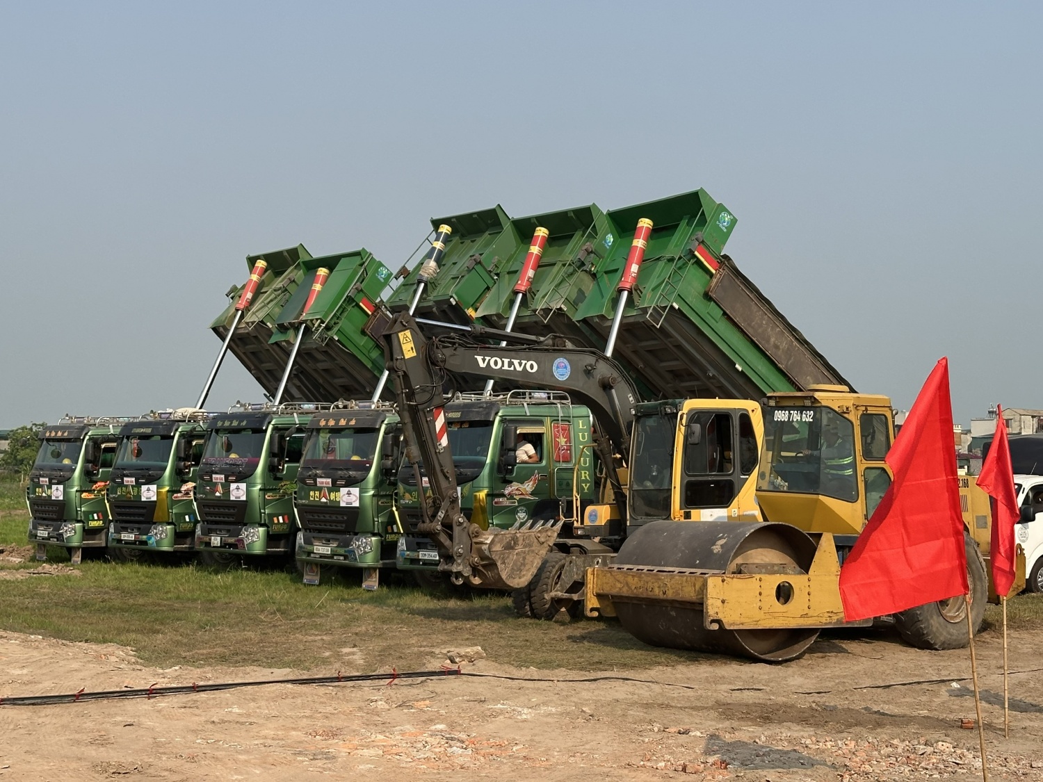 Với trang thiết bị hiện đại, đồng bộ, Tổng công ty Xây dựng Bạch Đằng đã ngay lập tức triển khai thi công dự án.