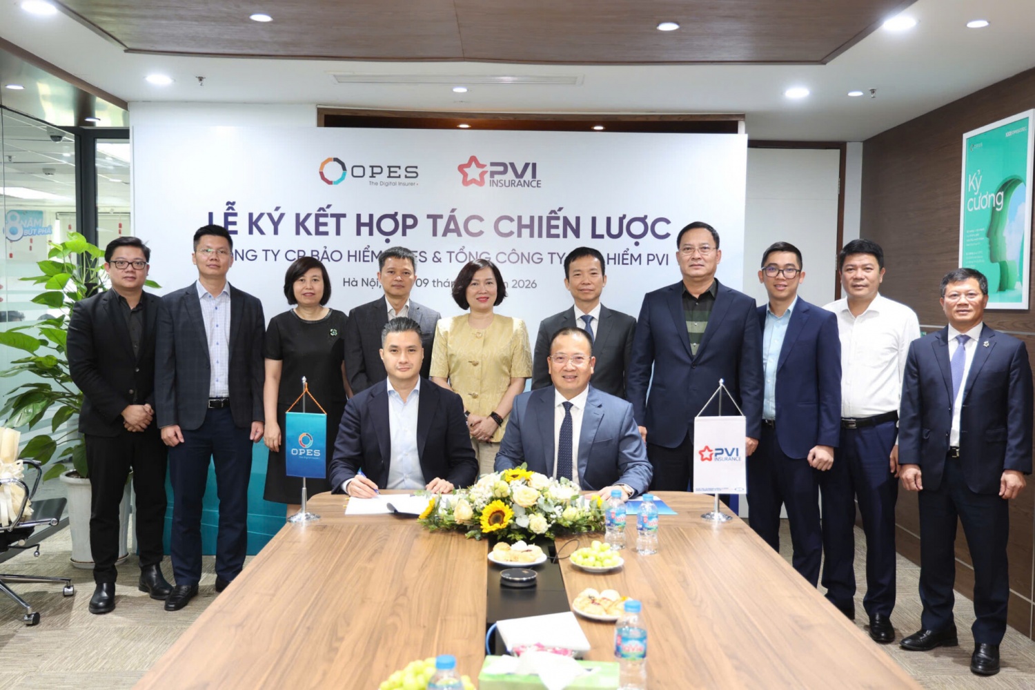 OPES hợp tác chiến lược với Bảo hiểm PVI, nâng cao trải nghiệm khách hàng, chất lượng dịch vụ, gia tăng lợi thế cạnh tranh để bứt phá trong năm 2026.