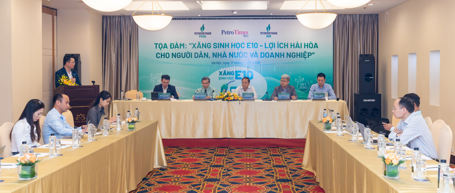 Toàn cảnh Tọa đàm “Xăng sinh học E10 - Lợi ích hài hòa cho người dân, Nhà nước và doanh nghiệp”.