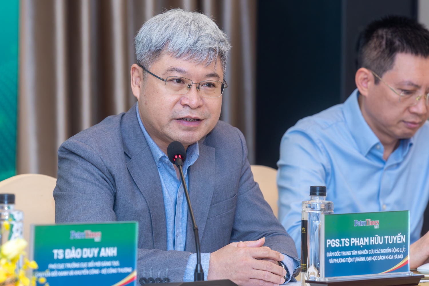 PGS.TS Phạm Hữu Tuyến khẳng định việc triển khai xăng E10 trên diện rộng hoàn toàn không gây rủi ro đối với phương tiện giao thông.