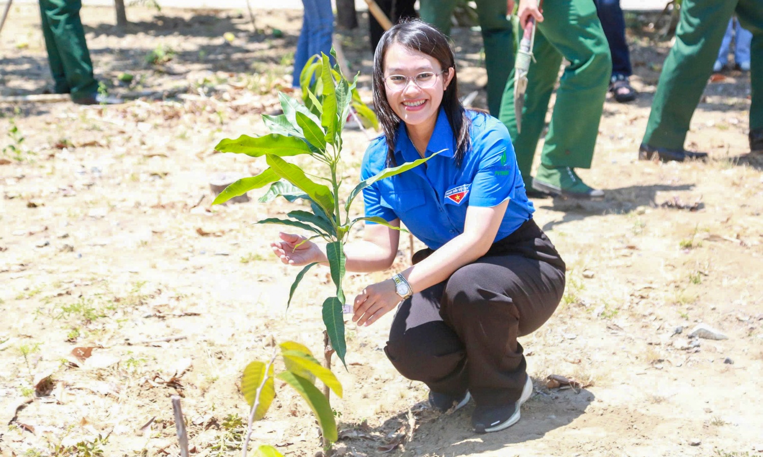 Bên cạnh công việc chuyên môn, chị Kim Huệ còn tích cực tham gia công tác Đoàn.