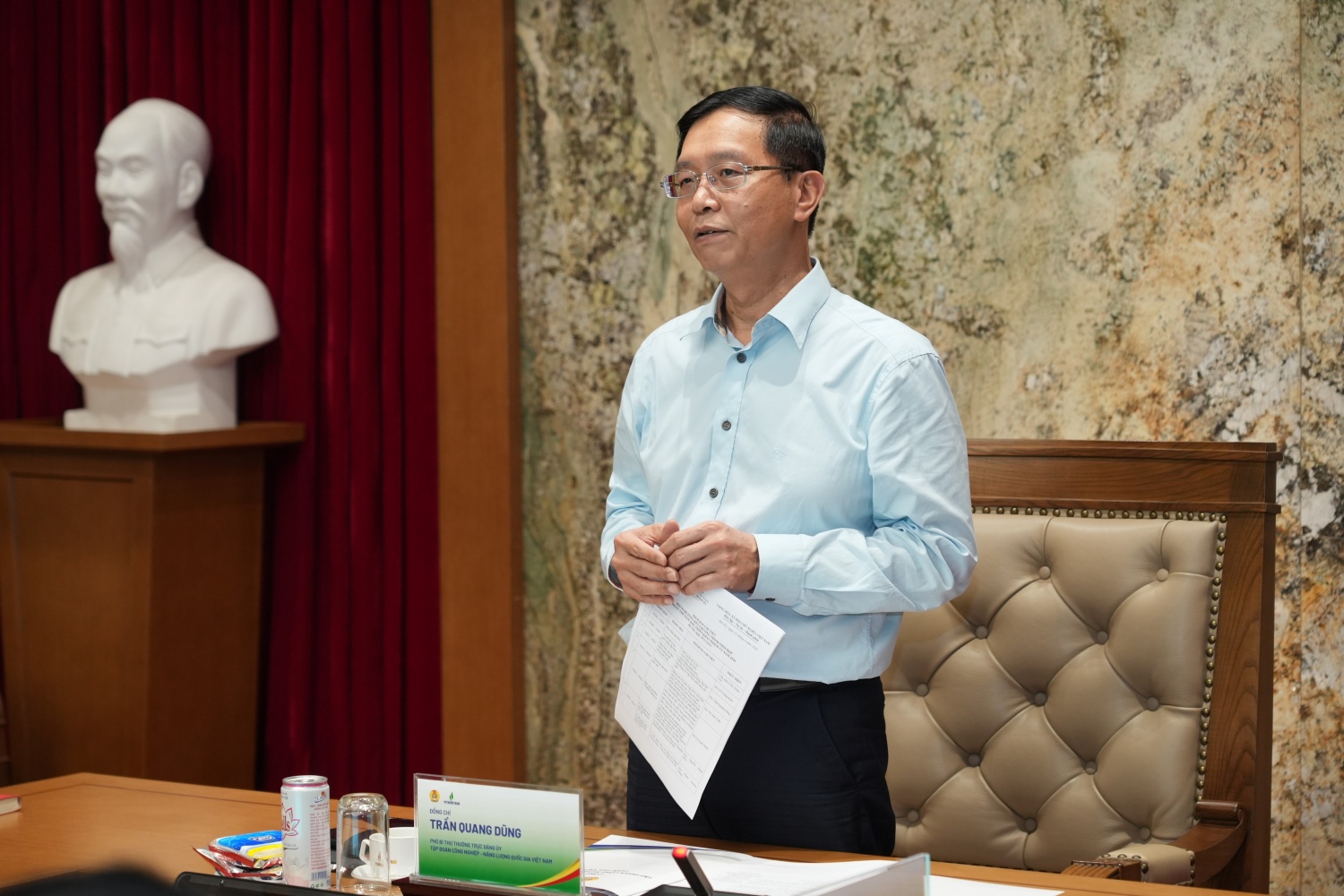 Đồng chí Trần Quang Dũng - Phó Bí thư Thường trực Đảng ủy Tập đoàn: Công tác phối hợp cần hướng tới thực chất, phải lượng hóa được giá trị mang lại cho doanh nghiệp.