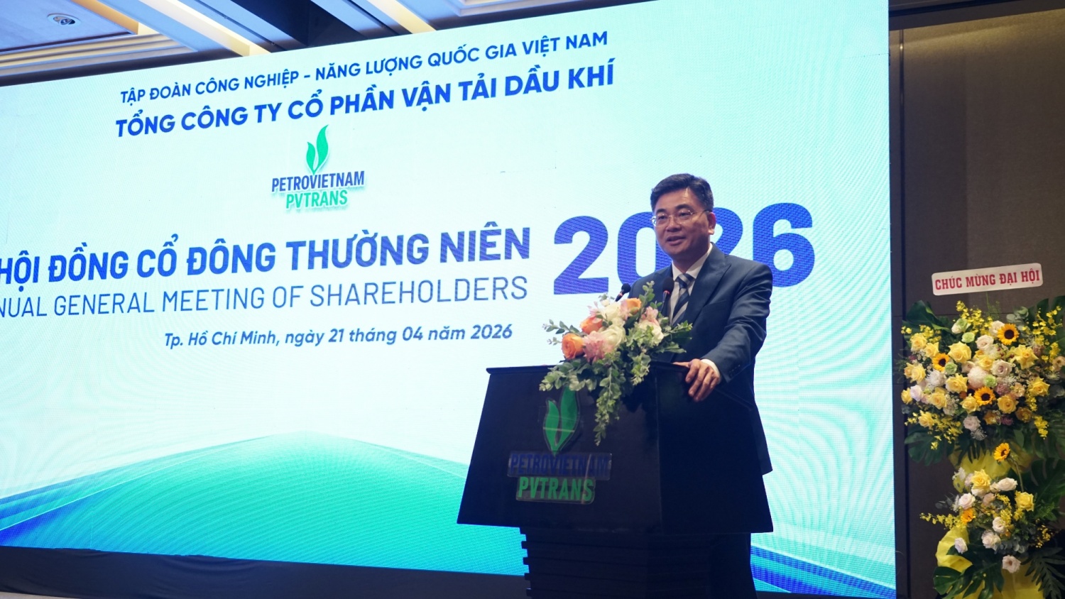 Ông Trần Ngọc Nguyên cam kết cùng HĐQT và Ban điều hành tiếp tục đóng góp vào sự phát triển bền vững của PVTrans.