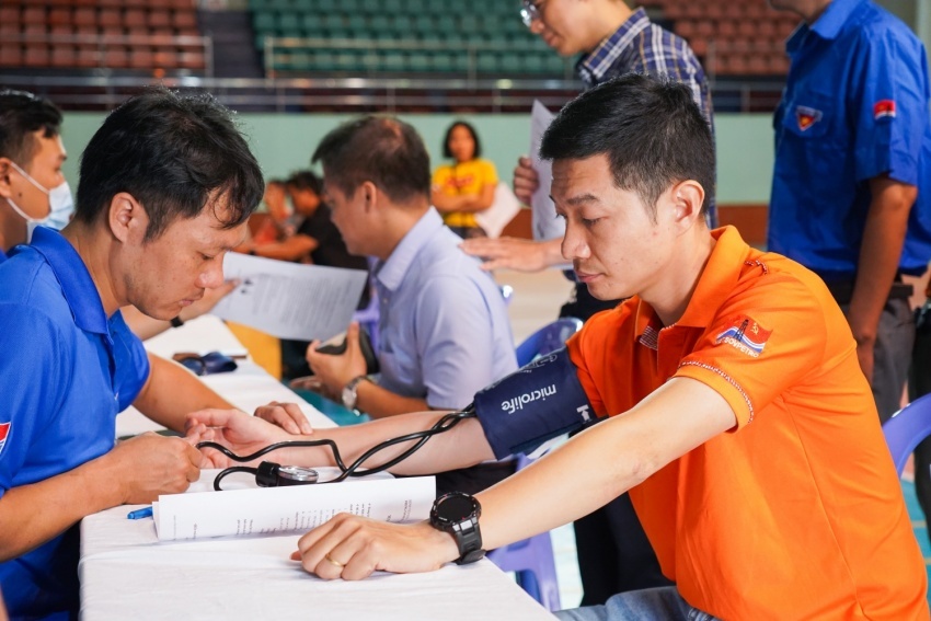 Người lao động Petrovietnam tham gia Ngày hội hiến máu tình nguyện 