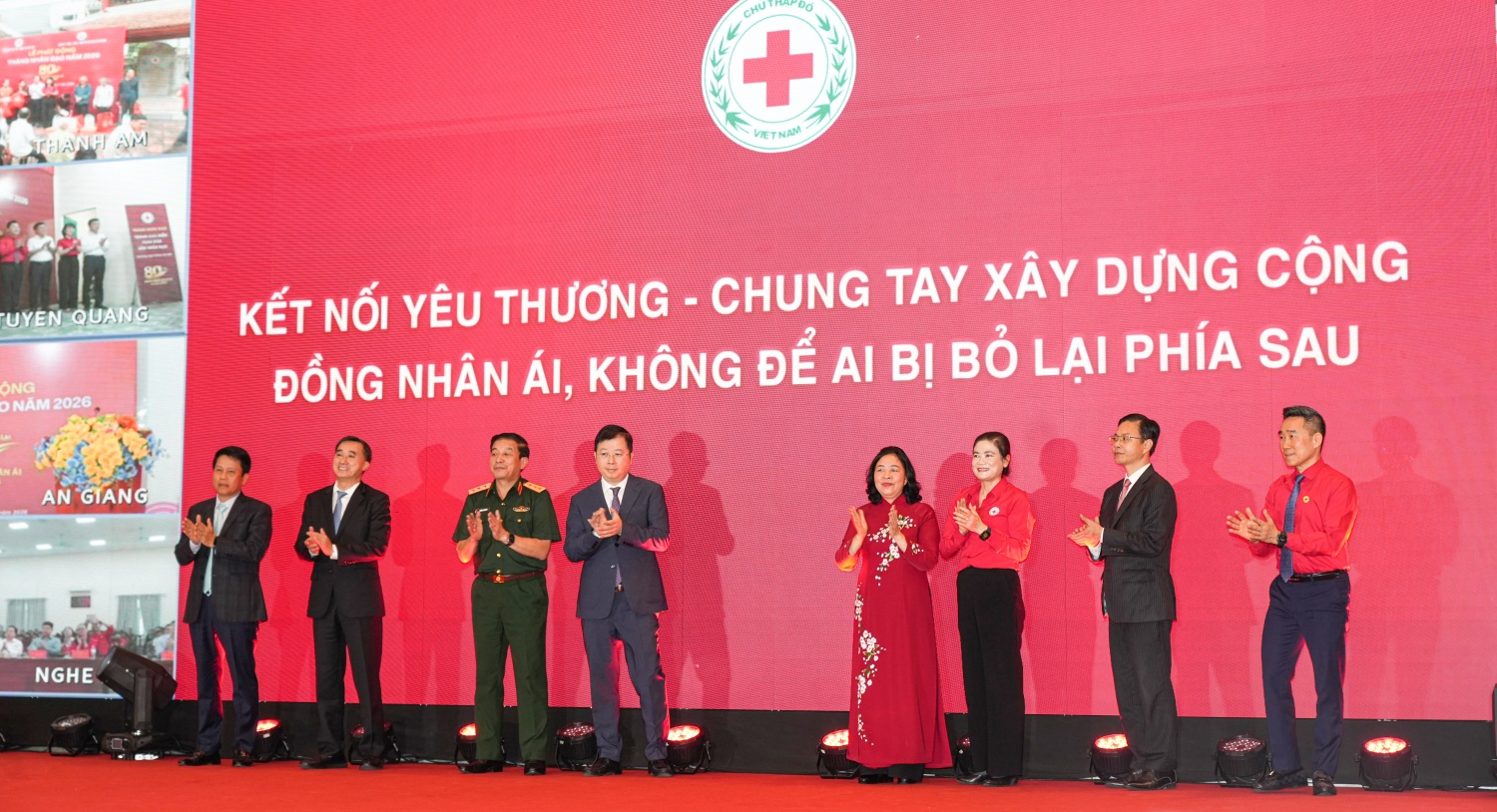 Trung ương Hội Chữ thập đỏ Việt Nam tổ chức Lễ phát động Tháng Nhân đạo năm 2026 cấp quốc gia với chủ đề “80 năm - Hành trình nhân ái vì cộng đồng.”