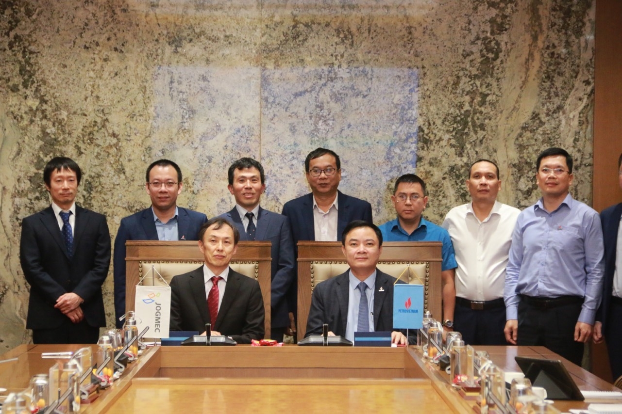 Lãnh đạo Petrovietnam và JOGMEC ký Biên bản ghi nhớ (MOU) năm 2022