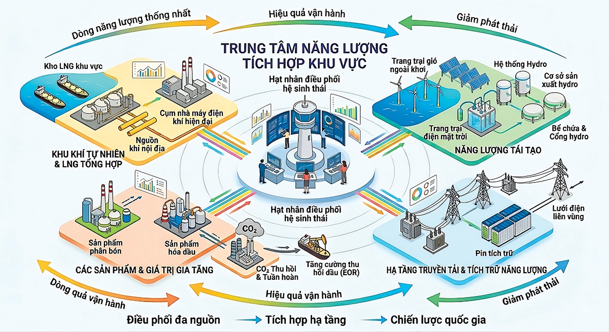 Ảnh minh họa trung tâm năng lượng tích hợp