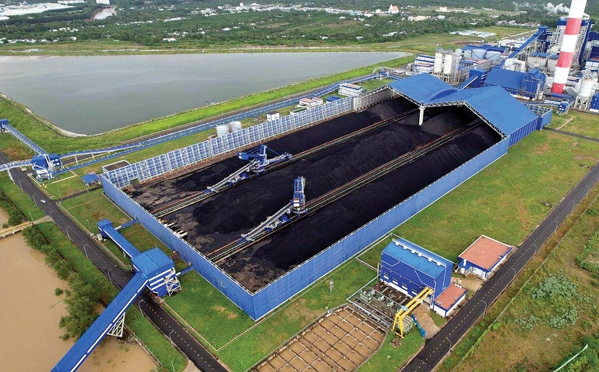 Kho than thuộc NMNĐ Sông Hậu 1