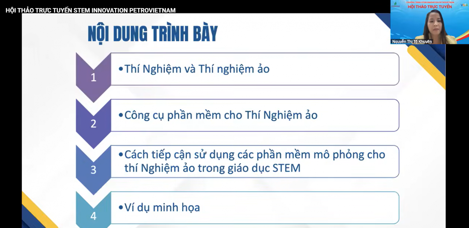 Các nội dung chính tại buổi tập huấn.