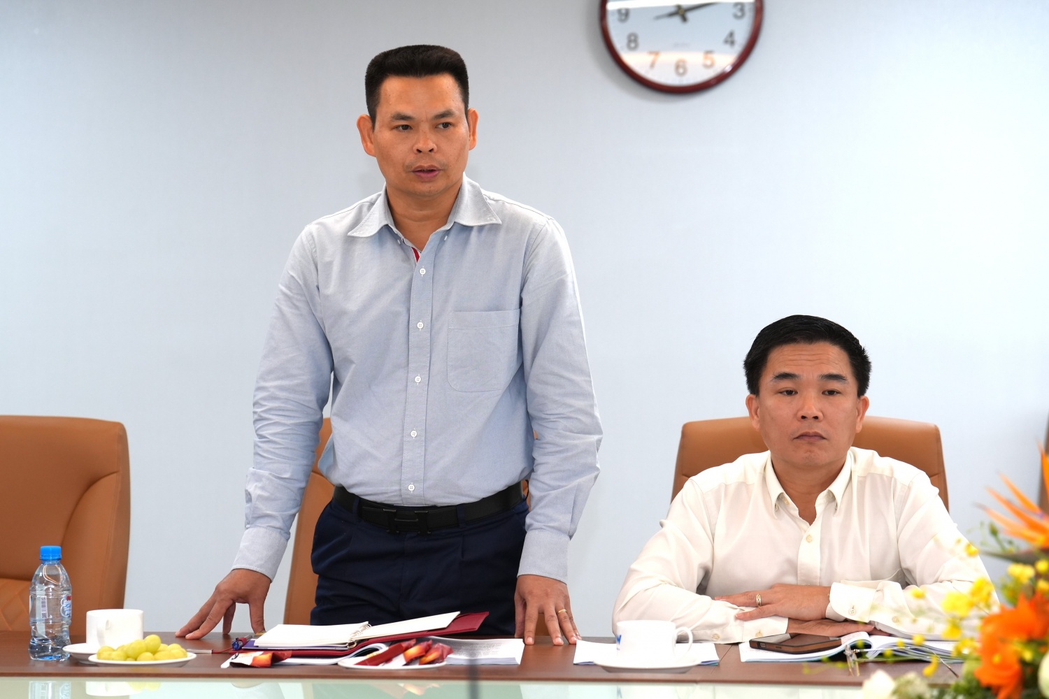 Ông Nguyễn Bá Phước, Thành viên độc lập HĐQT PV Power đại diện cổ đông lớn phát biểu tại Đại hội