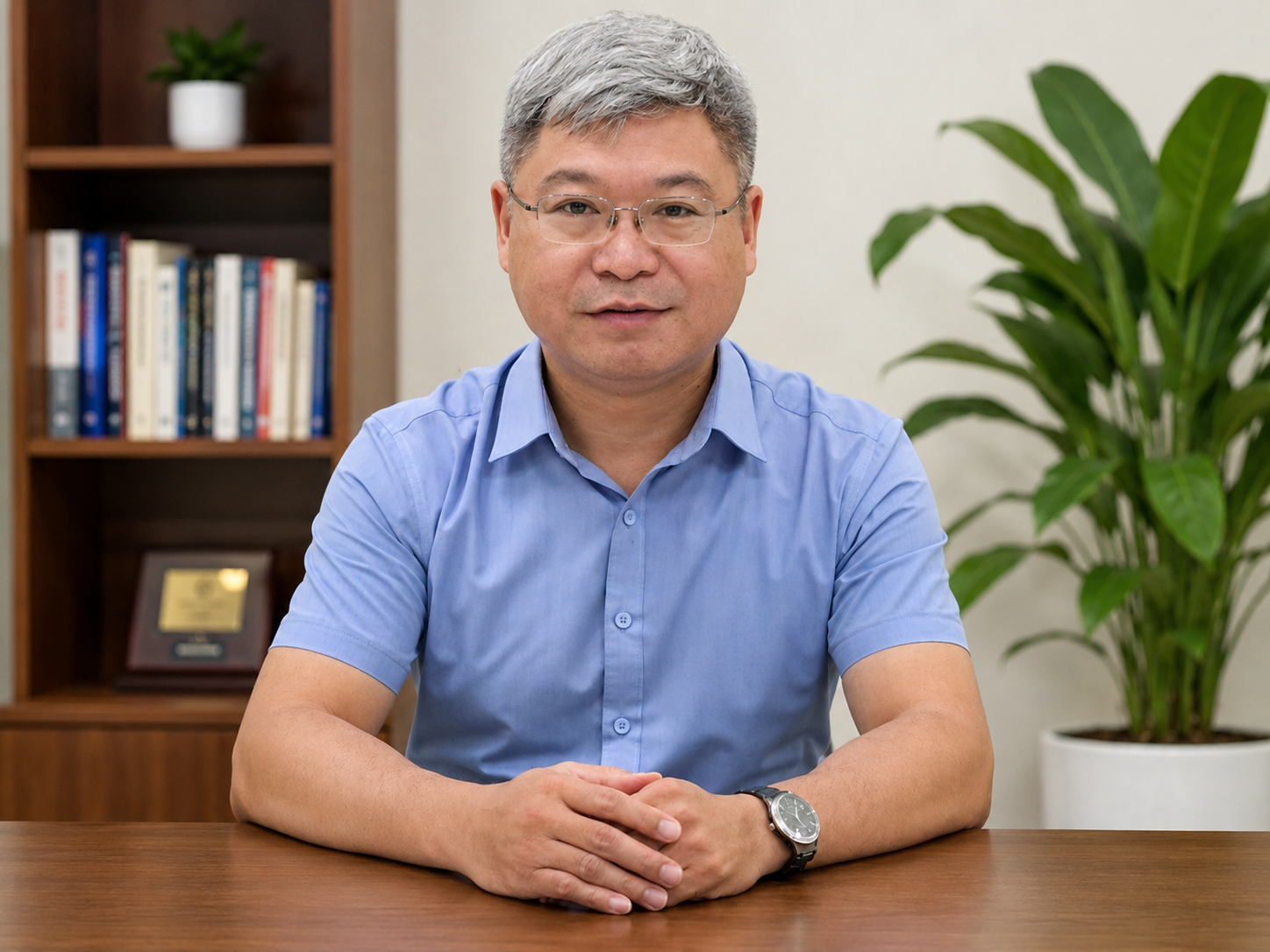 PGS.TS Phạm Hữu Tuyến, Giám đốc Trung tâm Nghiên cứu các nguồn động lực và phương tiện tự hành, Đại học Bách khoa Hà Nội (Ảnh: Mạnh Tưởng)