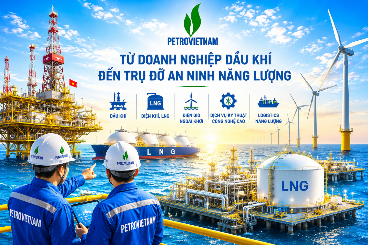 Petrovietnam đang phát triển mạnh hệ sinh thái công nghiệp - năng lượng - dịch vụ tích hợp.