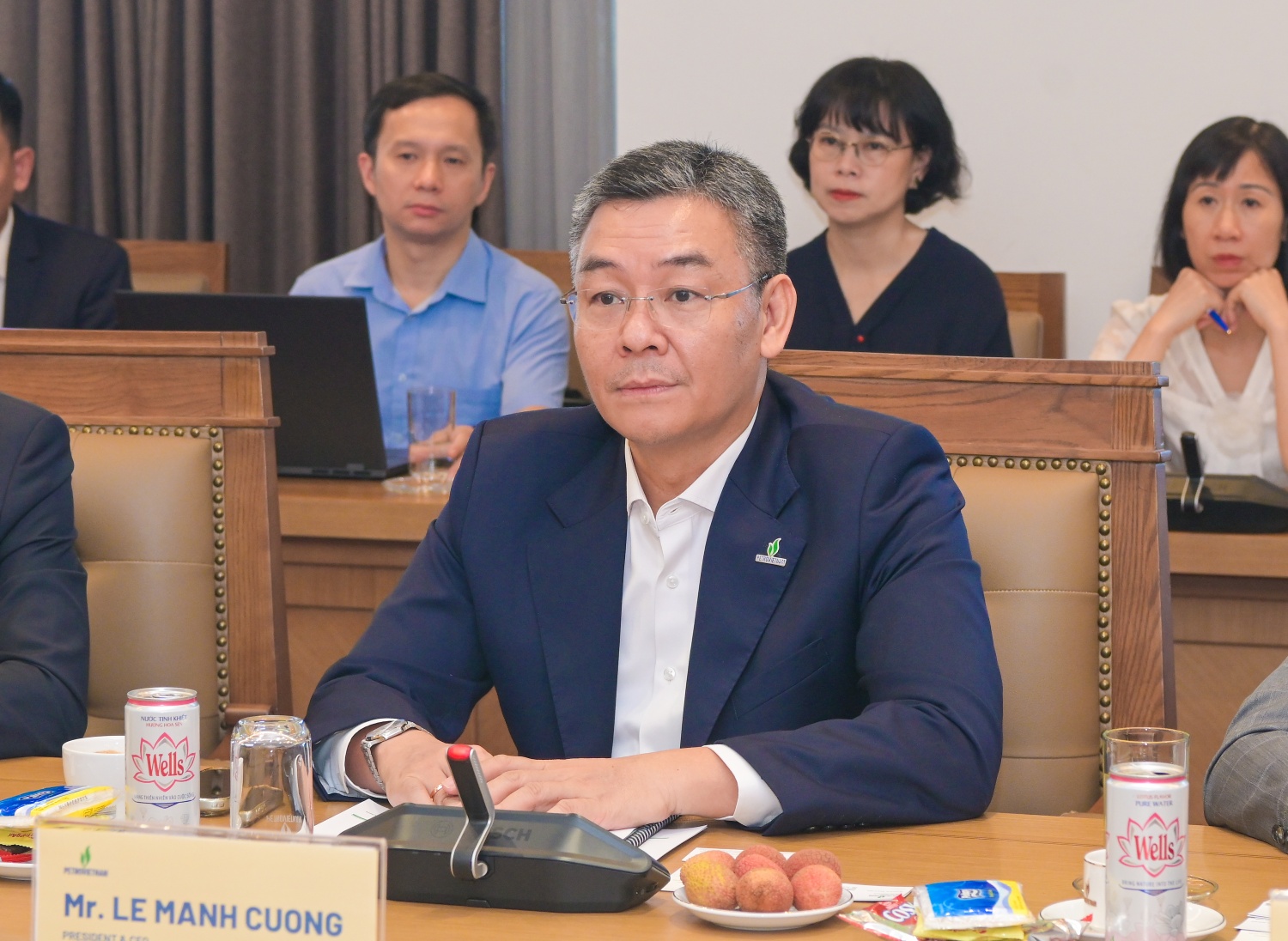 Tổng Giám đốc Petrovietnam Lê Mạnh Cường bày tỏ mong muốn trong thời gian tới, JICA sẽ tiếp tục đồng hành, hỗ trợ và thúc đẩy hợp tác với Petrovietnam trong các dự án năng lượng.