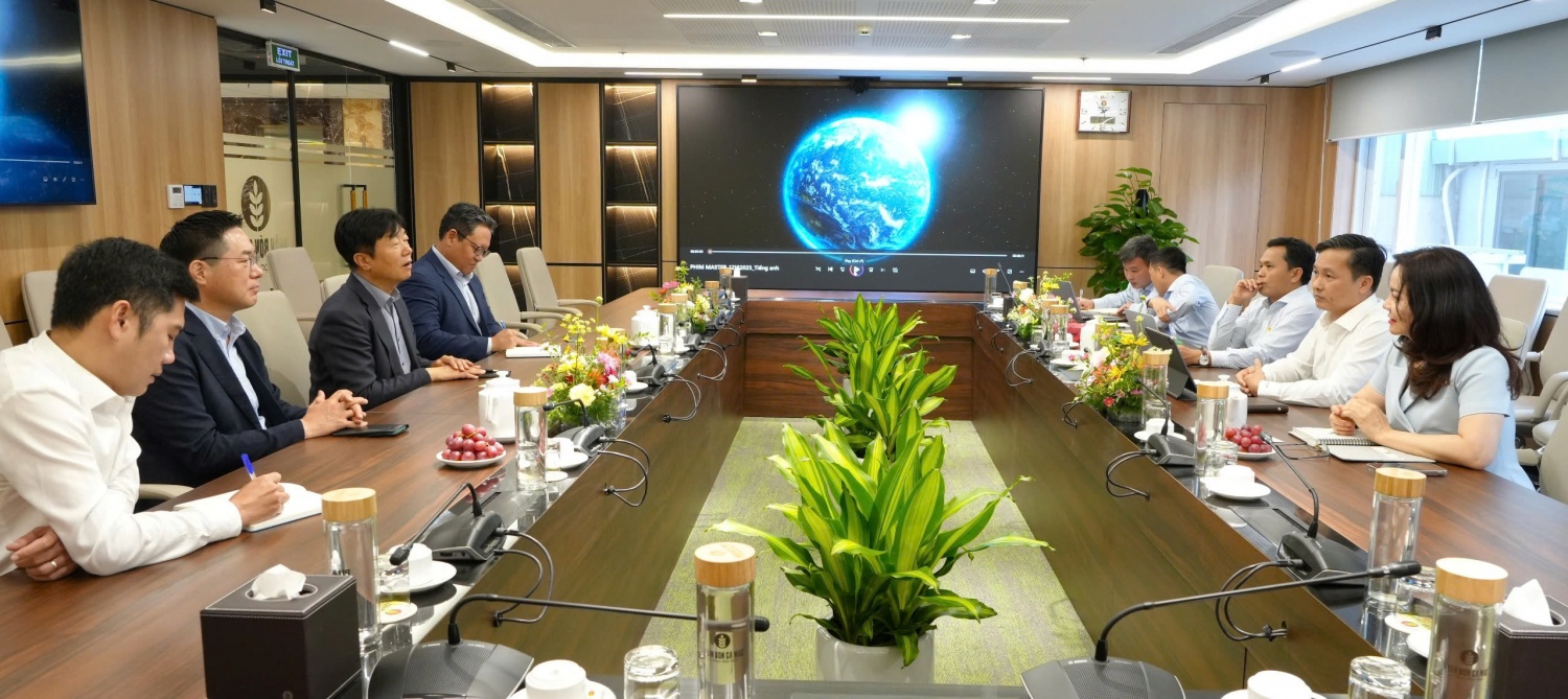 Các đại biểu tại buổi làm việc.