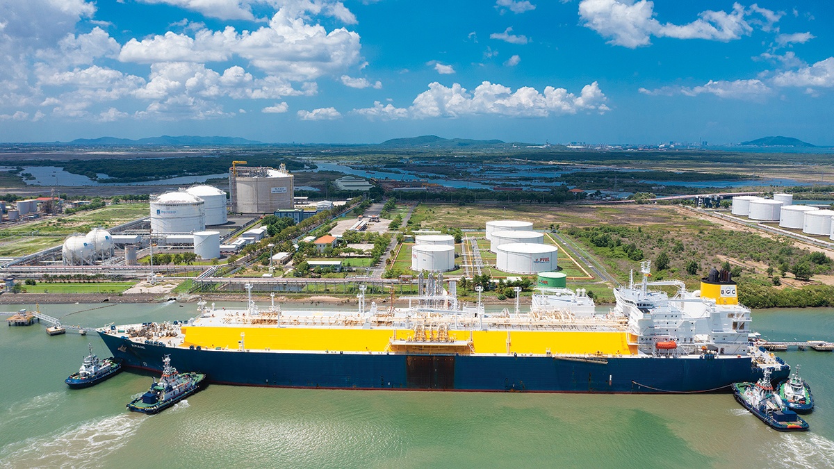 Hoạt động nhập khẩu LNG tại Kho LNG Thị Vải