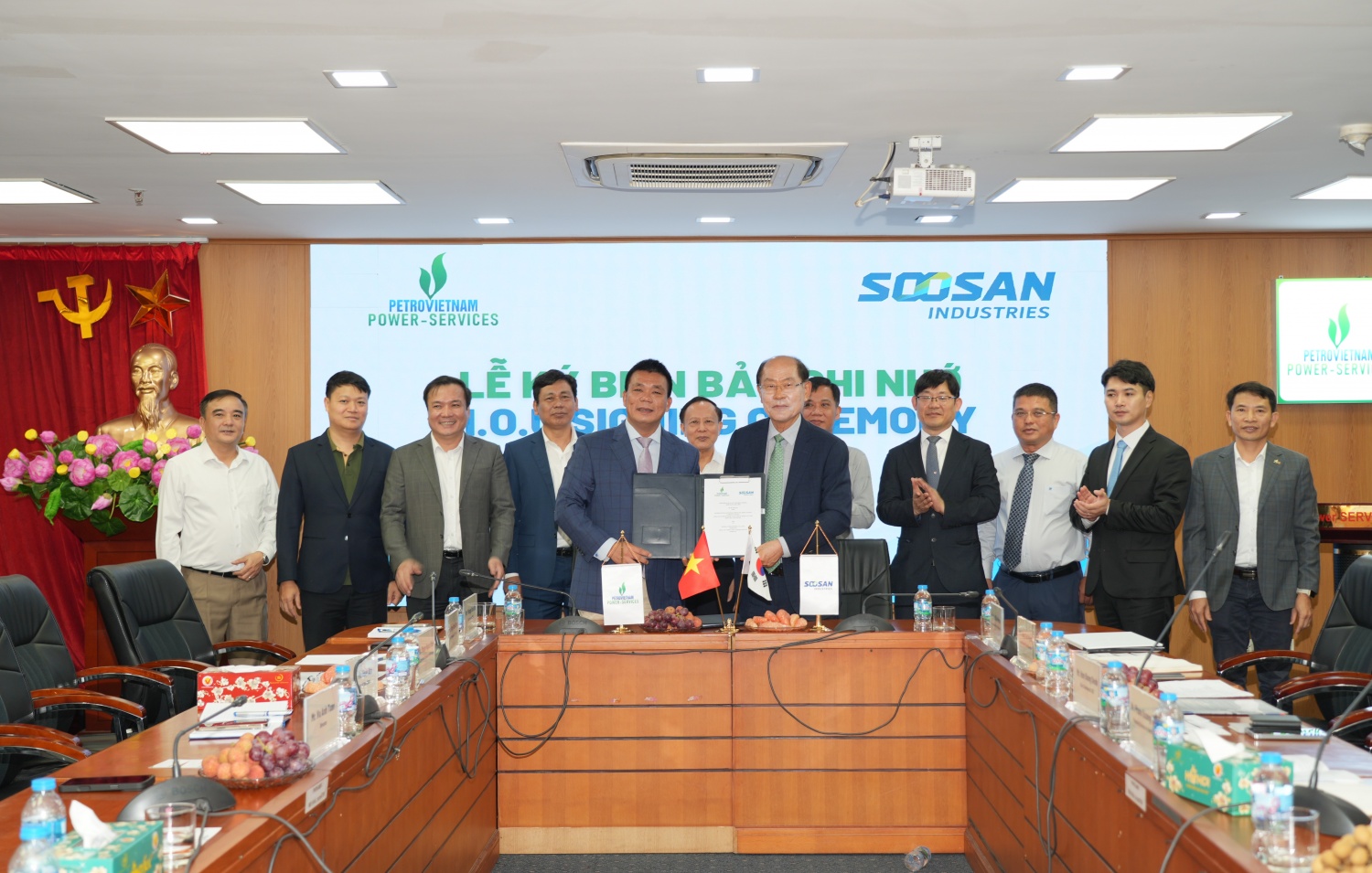 PV Power Services và SOOSAN ký kết Biên bản ghi nhớ hợp tác.