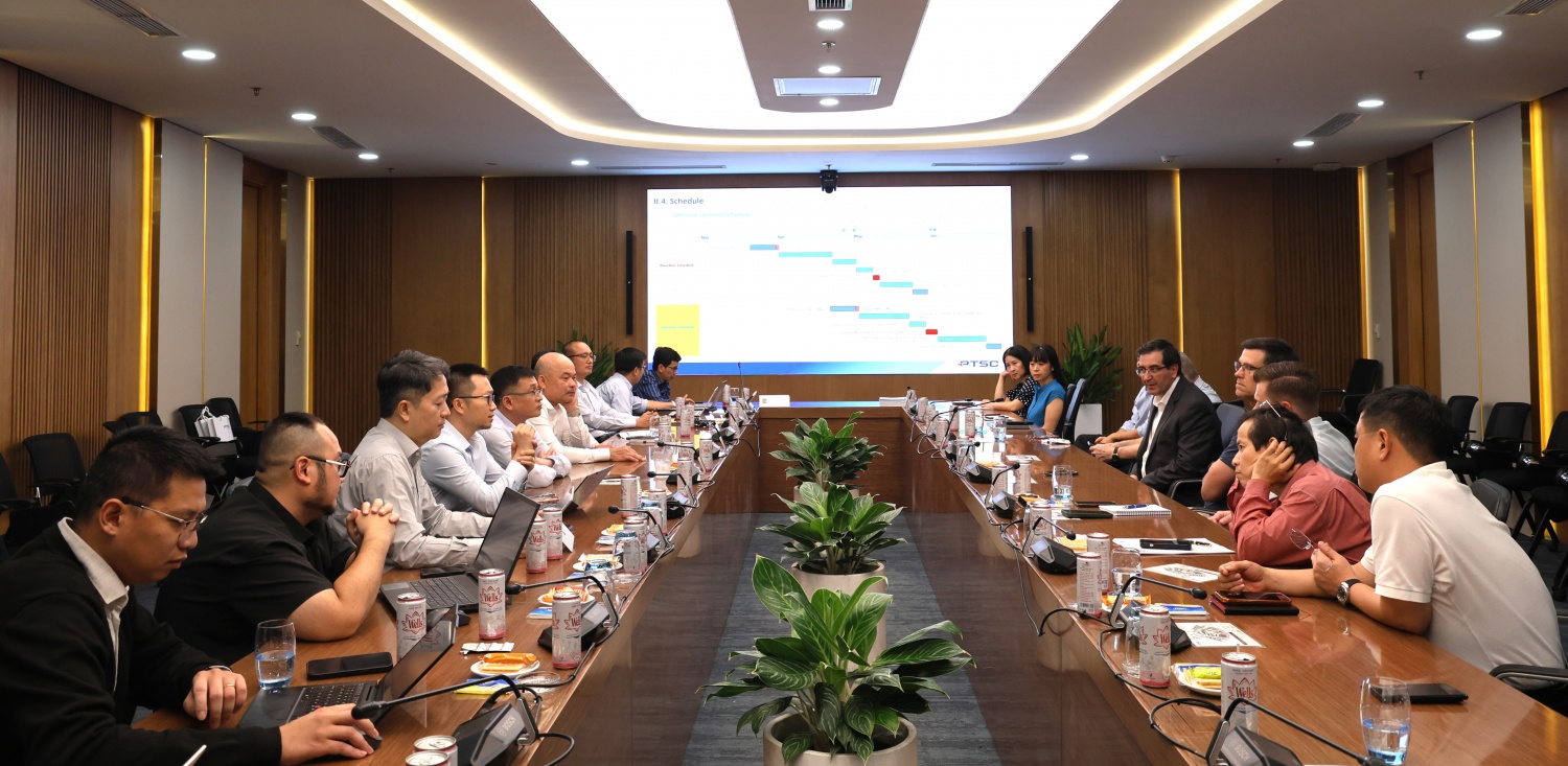 PTSC tiếp đón và làm việc với đoàn lãnh đạo cấp cao của Murphy Oil Corporation tại trụ sở Tổng công ty.